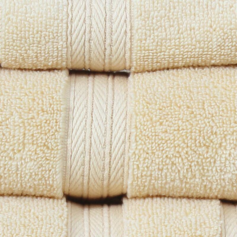 Home Weavers Elegance Essentials 550GSM Cotton Zero Twist Super Absorbent Bath Towel Set of 3