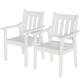 Option White 2 Chairs