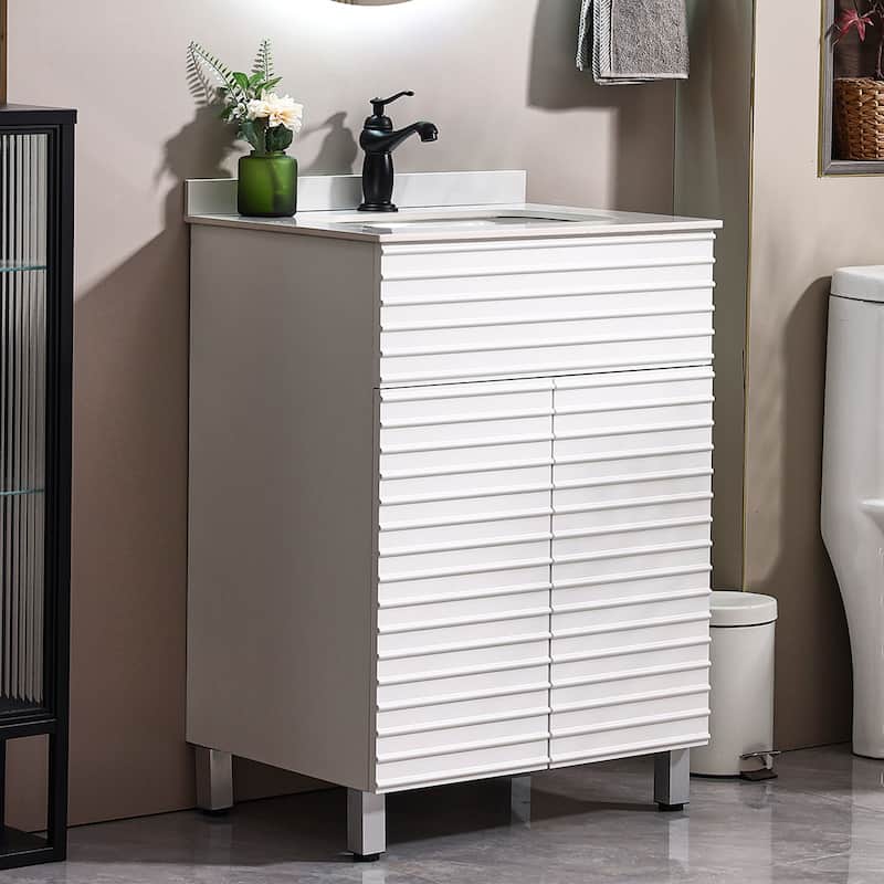 24 Inch Bathroom Vanity with Sink Stylish and Modern Affordable Bathroom Furniture