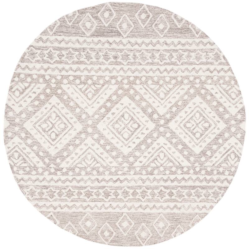 SAFAVIEH Handmade Micro-Loop Kobie Wool Rug