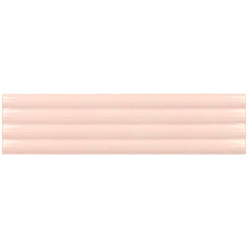 Apollo tile 2" x 8" Arte Glossy Pink Ceramic Tile (4.09 sq ft/case) - 38 Pack