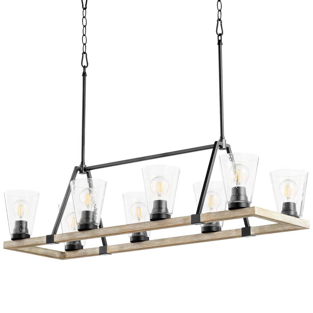 Quorum International 83-8-41 Paxton 8 Light 41" Wide Linear Chandelier