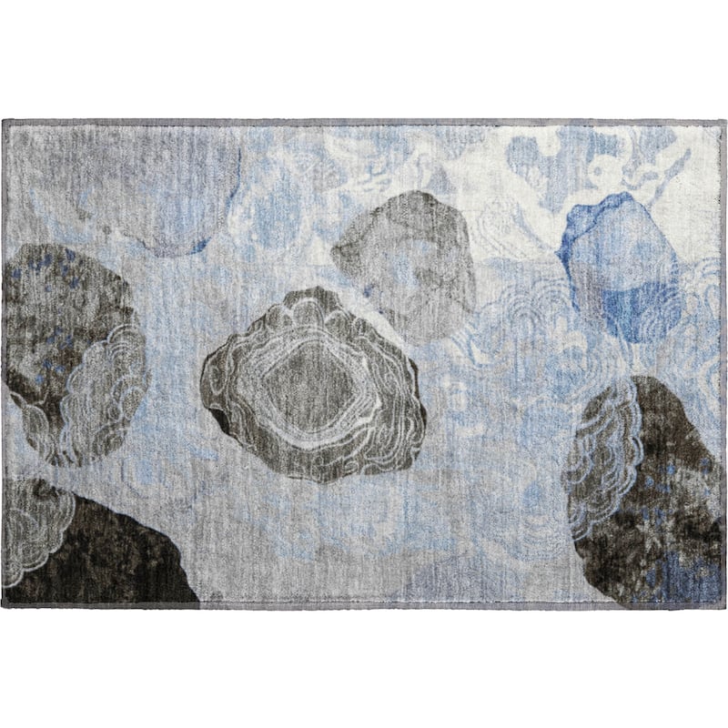 Premium Washable Super Soft Abstract Imprints Mayfield Rug