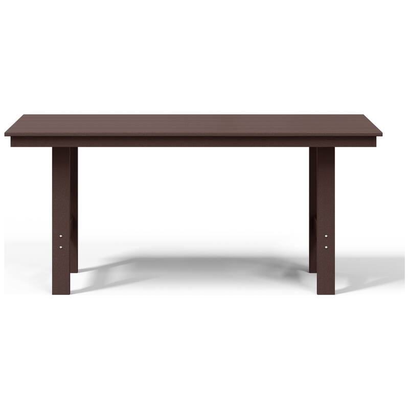 Shoreside 66 Inch X 34 Inch Rectangular Patio Dining Table