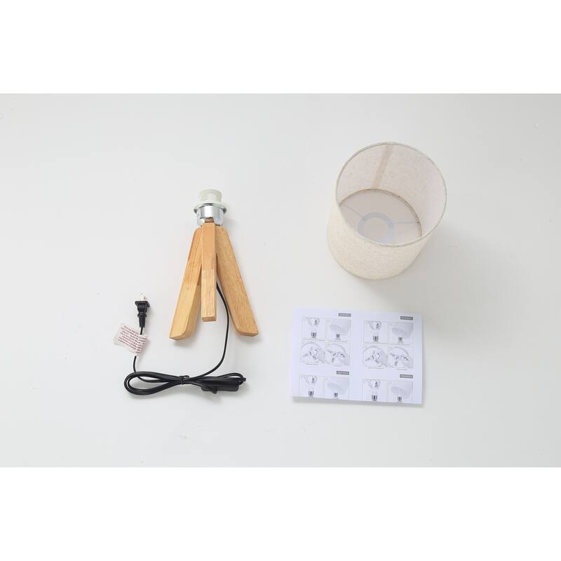 Sofucor 15 inch Table Lamp with LED Light and USB Ports