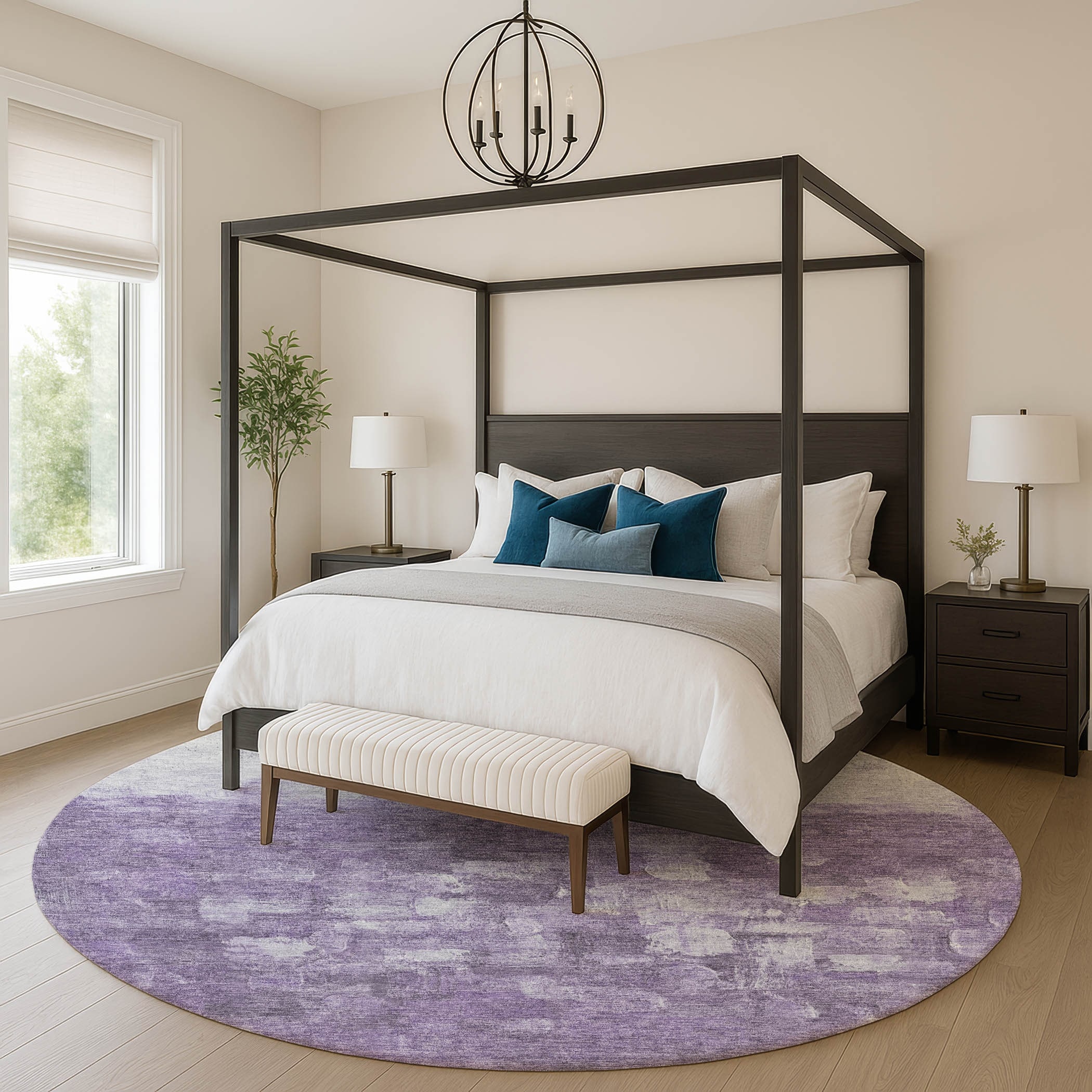 Premium Washable Super Soft Ombre Brushstrokes Mayfield Rug