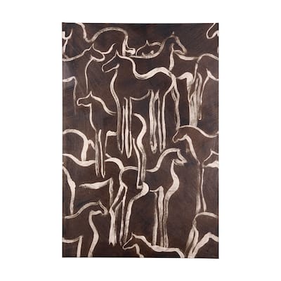 Horse Herd IV (40 x 60) Canvas Art Print