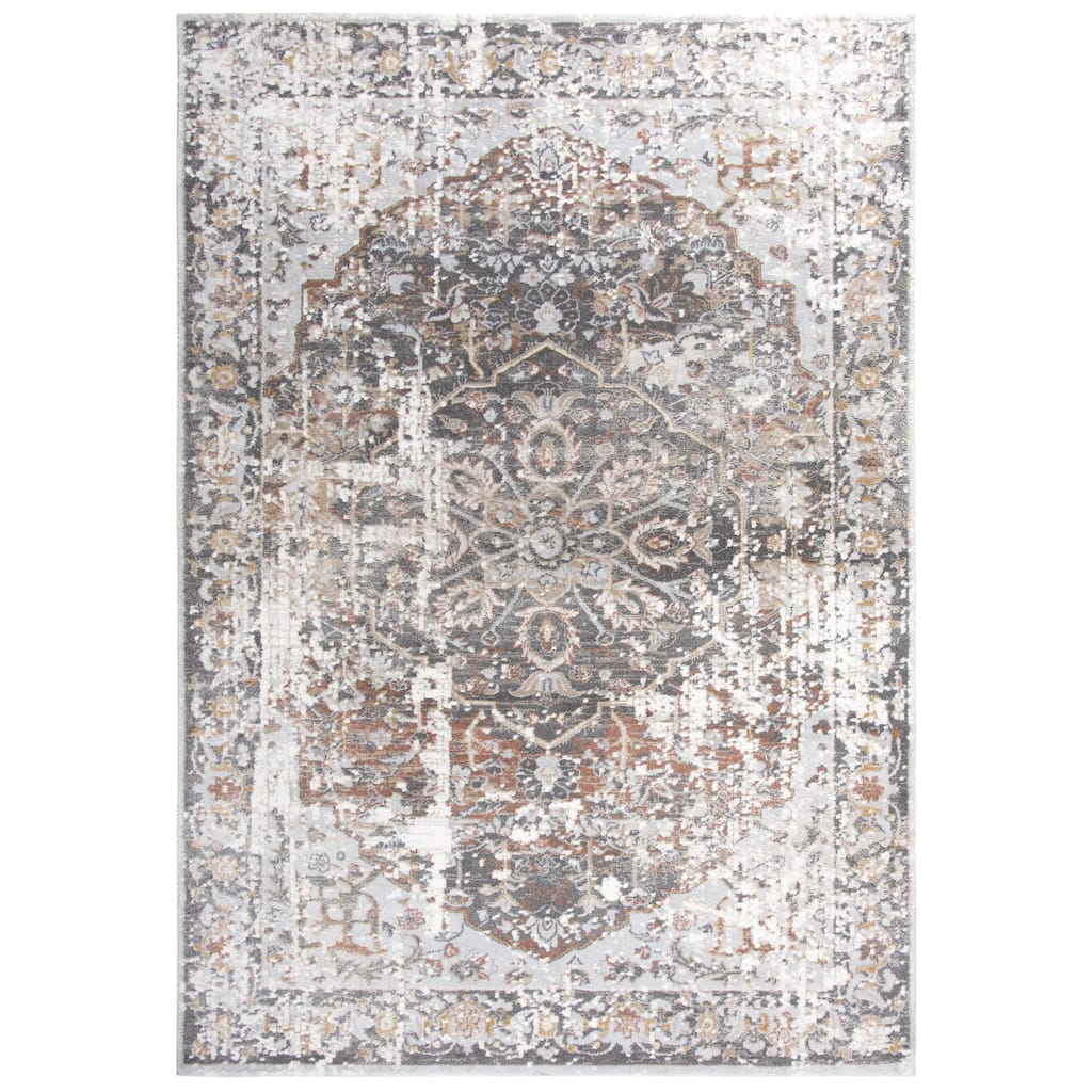 Alora Decor Lavish Transitional Medallion Accent Rug