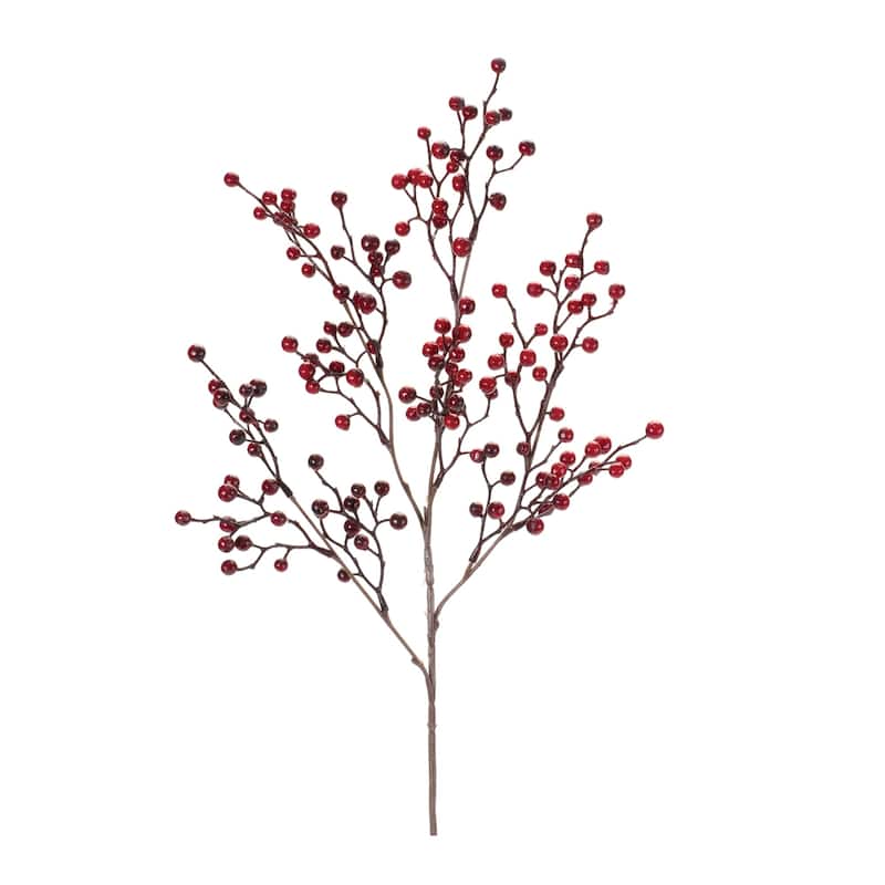 Berry Christmas Artificial Sprays - 38" - Set of 6