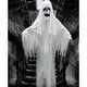 preview thumbnail 10 of 11, Haunted Hill Farm Life Size Animatronic Reaper, Indoor/Outdoor Halloween Decoration, Flashing White Eyes, Poseable, Battery