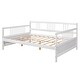 preview thumbnail 6 of 16, Full Size Modern Elegant Style Daybed with Support Legs and Headboard,Underbed Storage
