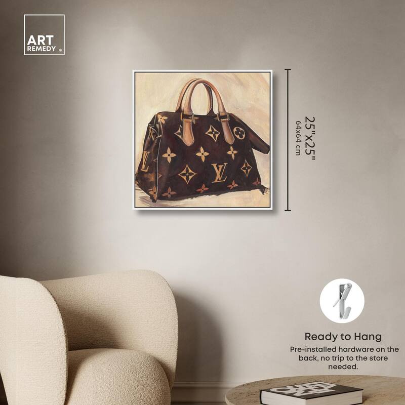 Doll Memories Majestic Monogram Canvas by Art Remedy