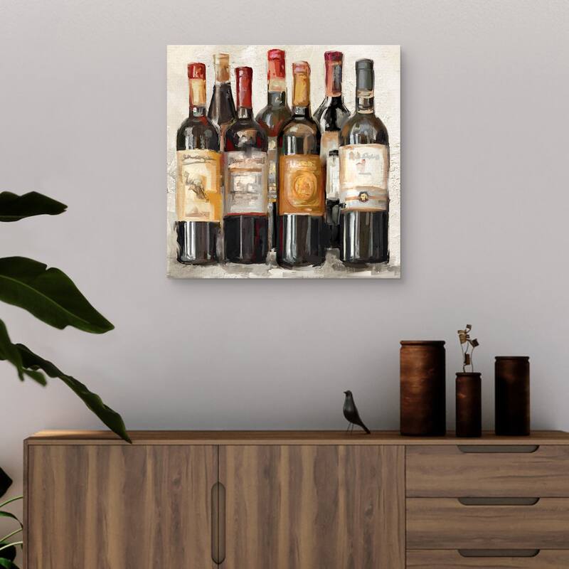 Vinology II by Studio Arts Canvas Art Print