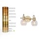 preview thumbnail 16 of 51, Modern 3-Light Bathroom Vanity Light Minimal Globe Glass Wall Sconce