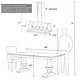 preview thumbnail 9 of 8, Modern Farmhouse 5-Light 30.5" Chandelier Faux Wood Rustic Kitchen Island Lights - L30.7 *W10.2" *H21.6"