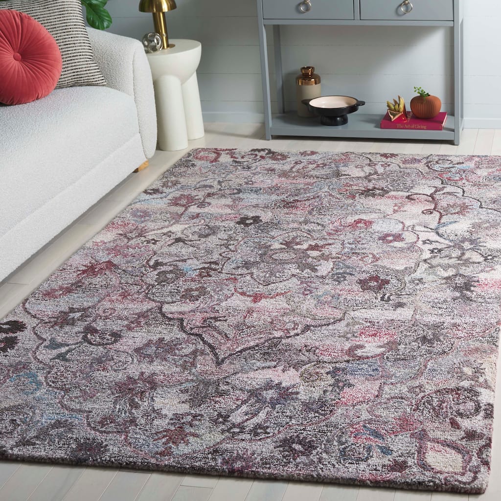 SAFAVIEH Handmade Anatolia Haxhire Traditional Wool Rug