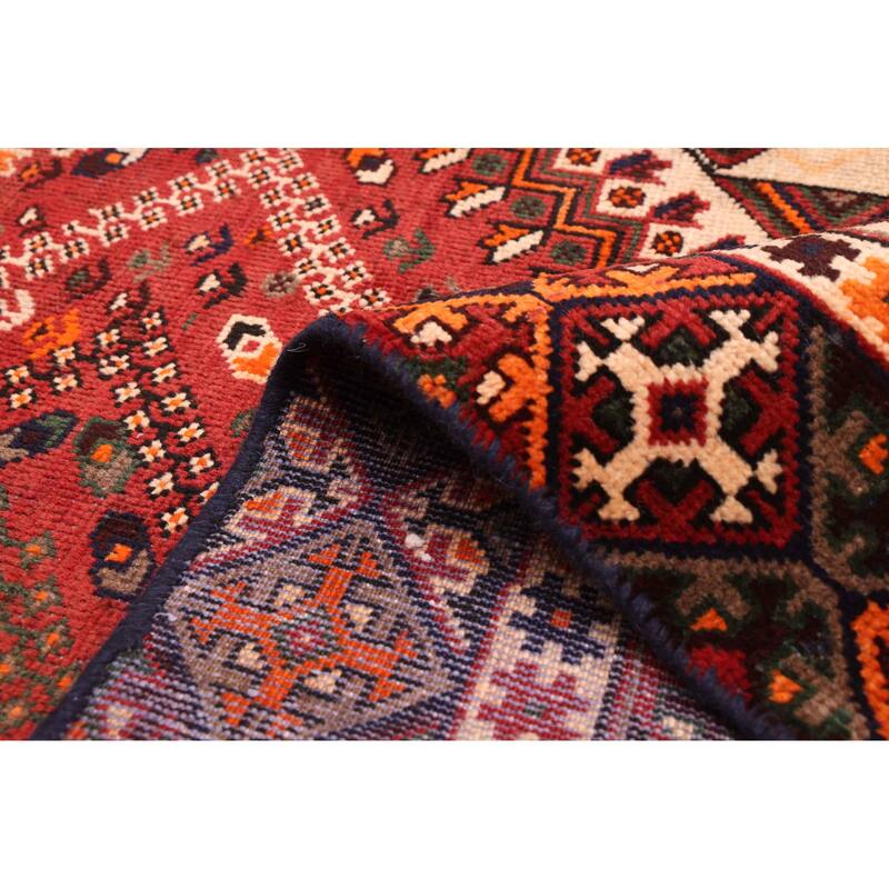 ECARPETGALLERY Hand-knotted Konya Anatolian Red Wool Rug - 6'8 x 9'10