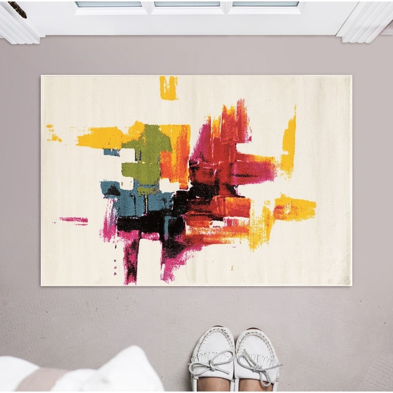 Ivory Millenium Brush Rug Collection