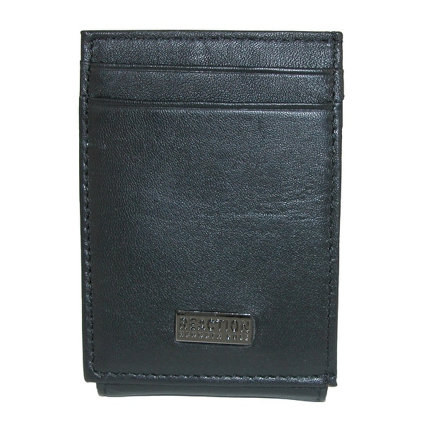 Kenneth Cole Men's Leather Magnetic Front Pocket Wallet with ID - One size