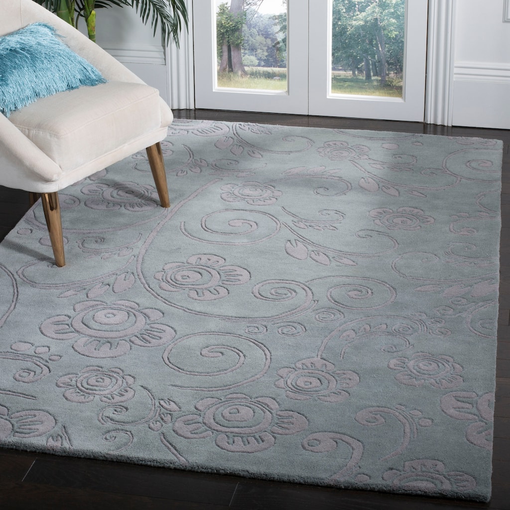 SAFAVIEH Handmade Soho Denisse Grey New Zealand Wool Rug