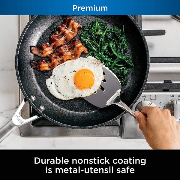 Ninja C39900 Foodi NeverStick Premium 16-Piece Cookware Set - Bed
