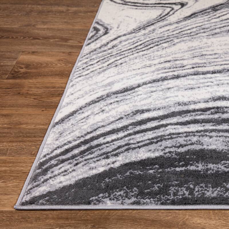 World Rug Gallery Abstract Swirl Area Rug