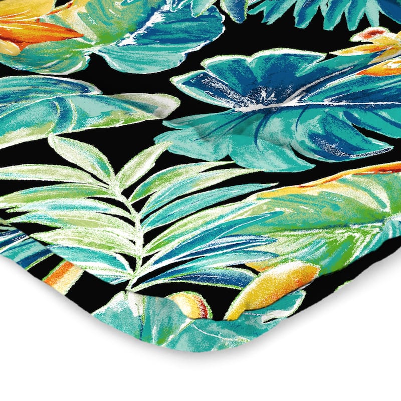 21" x 38" Outdoor Chair Cushion with Ties and Loop - 38'' L x 21'' W x 3.5'' H
