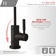preview thumbnail 9 of 8, STYLISH Pull Dow Kitchen Faucet + Water Tap - Matte Black Finish