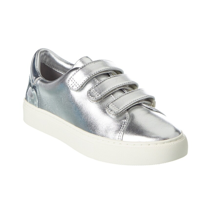 tory burch silver sneakers