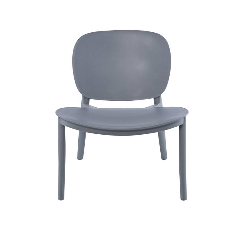 Porthos Home Dani Plastic Dining Chairs Set of 2, Indoors And Outdoors