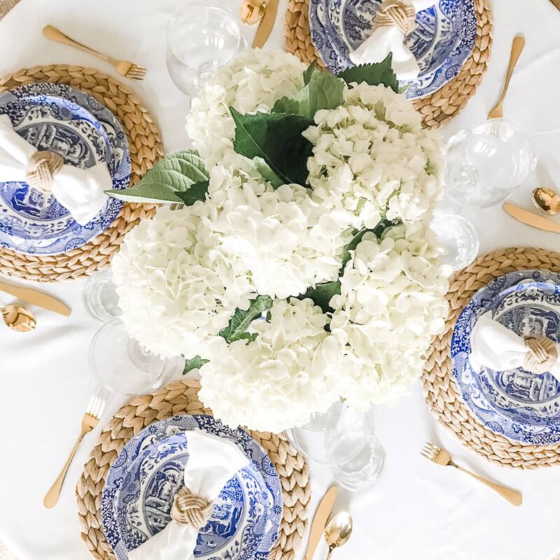 Spode Blue Italian Set of 4 Glasses - 15 oz