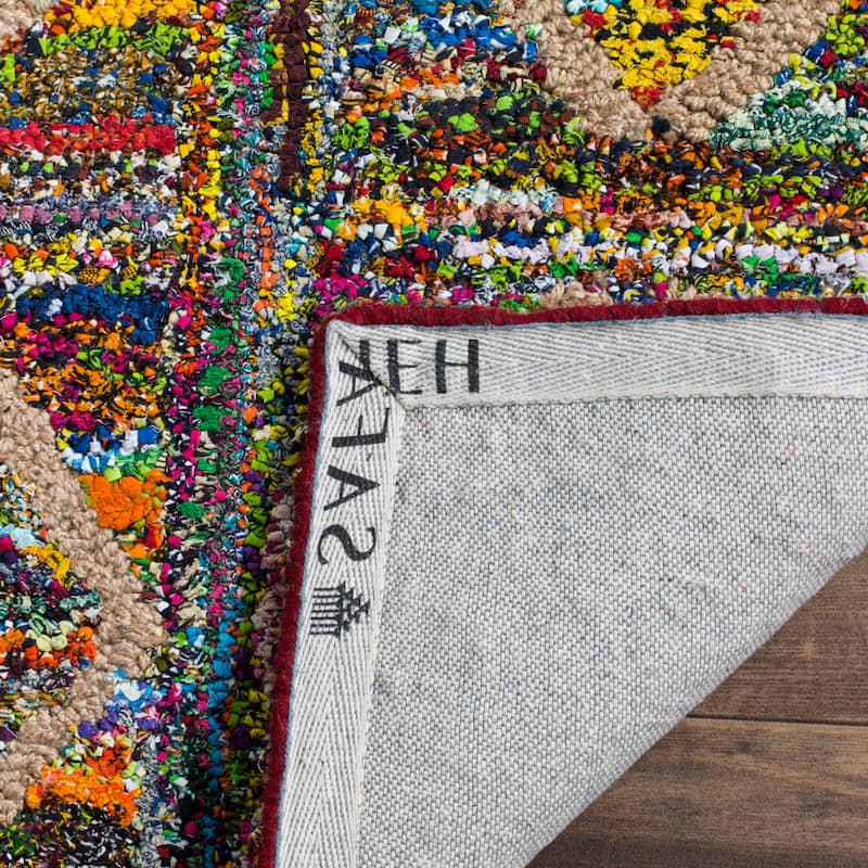 SAFAVIEH, Handmade Nantucket Gudfinna Contemporary Cotton Rug