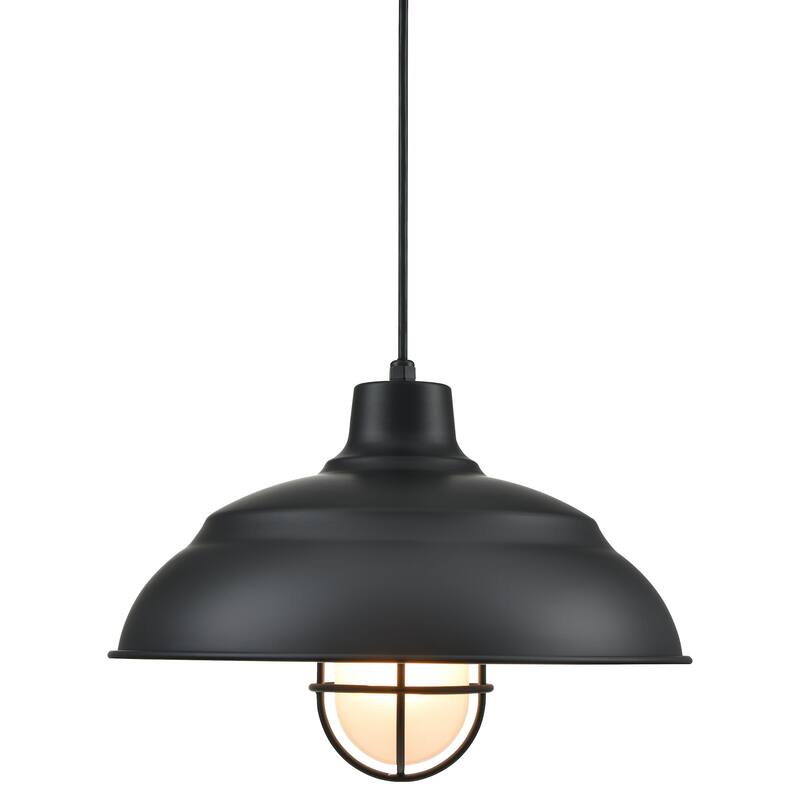 Millennium Lighting RWHCGC17 R-Series 17" Wide Outdoor Pendant - Satin Black