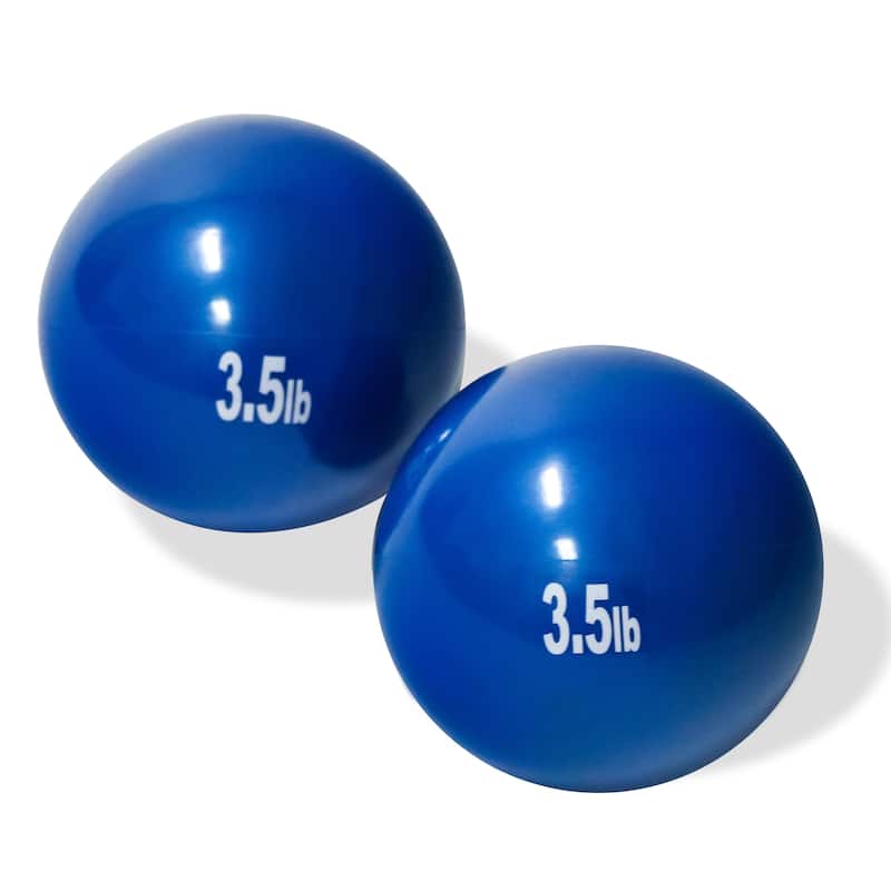 Trademark Innovations Weighted Exercise Toning Balls (Set of 2)