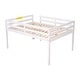 preview thumbnail 16 of 14, Full Size Pine Wood Kids Loft Bed Frame with Guard Rails & Ladder