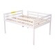 preview thumbnail 6 of 4, Full Size Pine Wood Loft Bed with Guard Rails & Ladder, Kids Bed Frame, No Box Spring Needed, White
