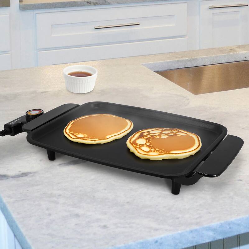 11.81 Inch Nonstick Coating Electric Griddle with Temperature Control