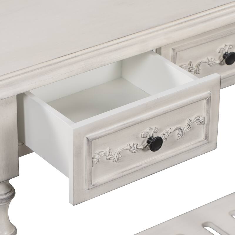 Modern and Contemporary Curved Console Table