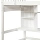 preview thumbnail 34 of 34, Multifunctional Design Wood Loft Bed with Built-in Storage Shelves, Desk and Ladder, Twin size