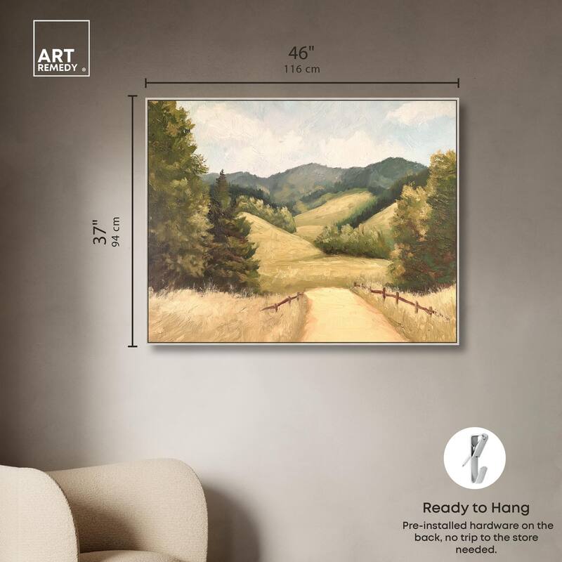 Summer Fields Canvas by Art Remedy