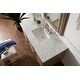 preview thumbnail 11 of 17, James Martin Vanities Portland 48" Single Vanity, Whitewashed Walnut Carrara Marble