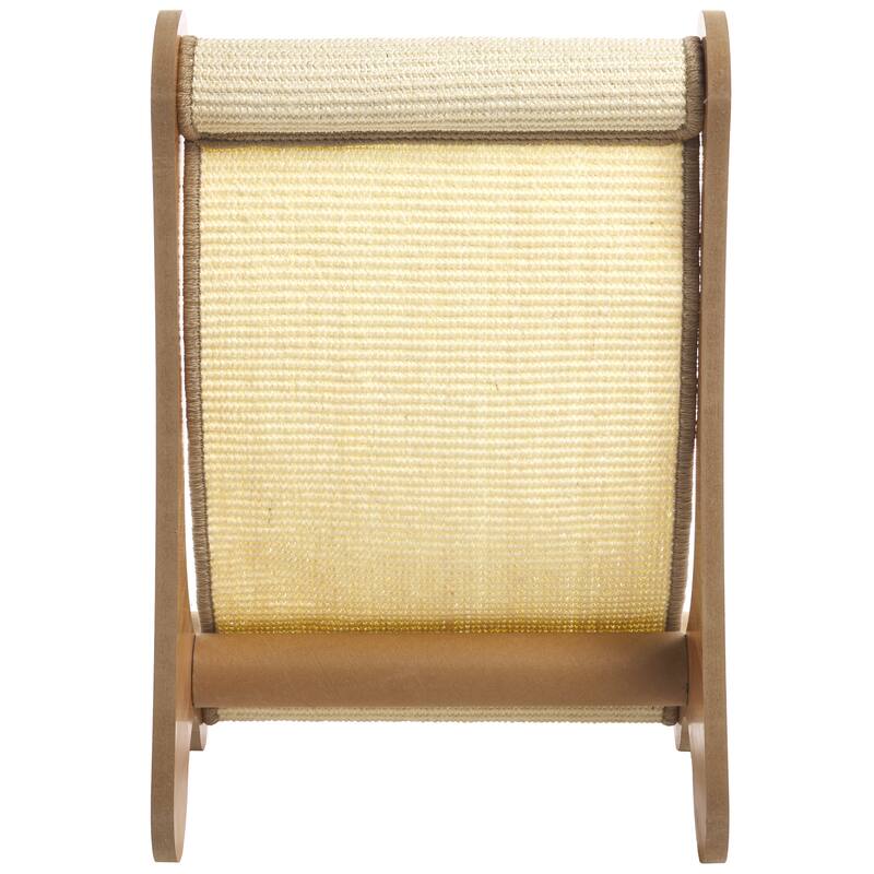 SAFAVIEH Home Natural/Ivory 15"W x 23"L x 11"H Sisal Cat Scratch Lounger - 15"W x 23"L x 11"H