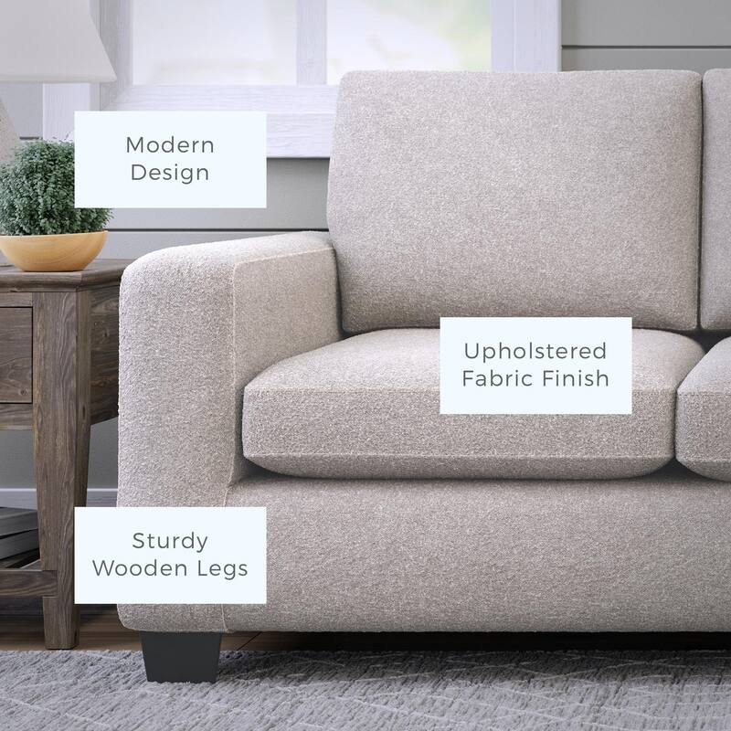 Brookside Shay 61" Upholstered Track Arm Loveseat