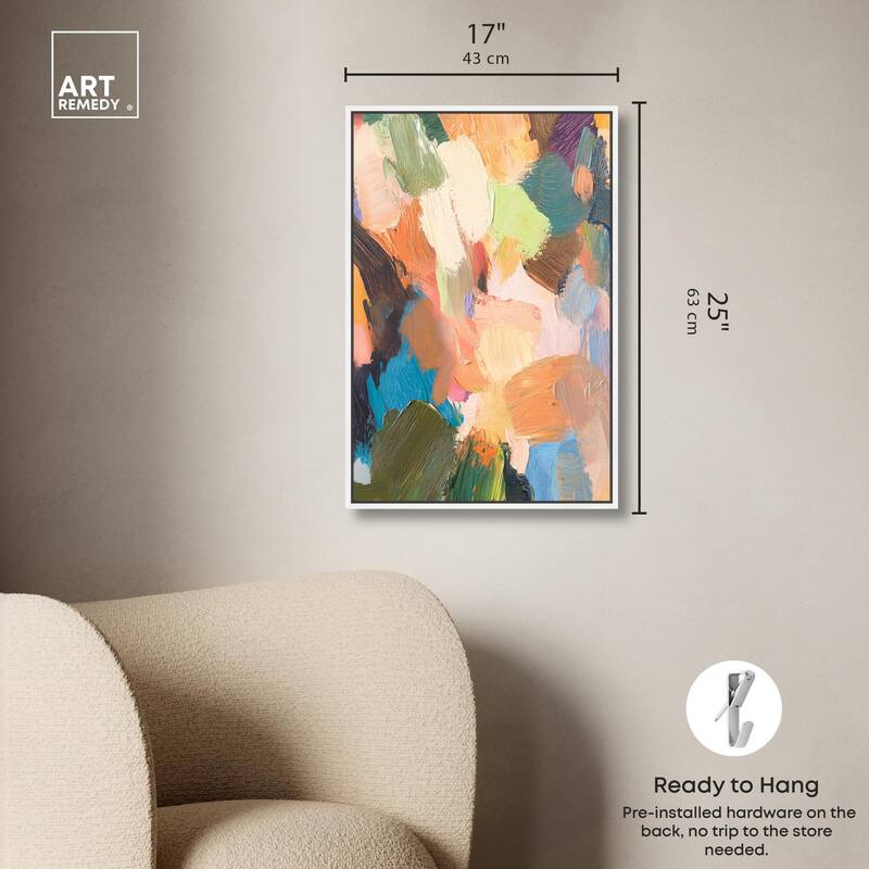 Chromatic Surge III Canvas by Art Remedy