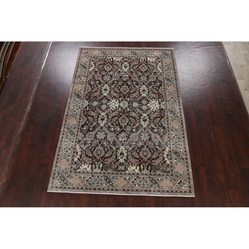 Geometric Traditional Turkish Ziegler Wool Area Rug Office Carpet - 6'6" x 9'9"