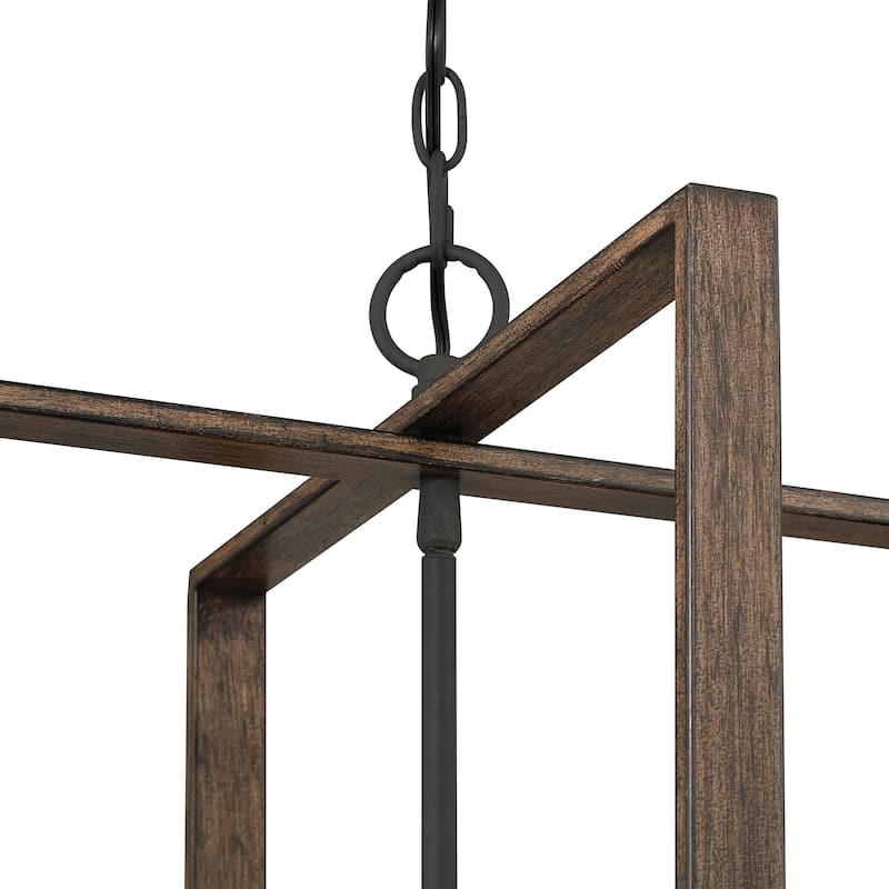 Acroma 4-light Modern Geometric Lantern Chandelier