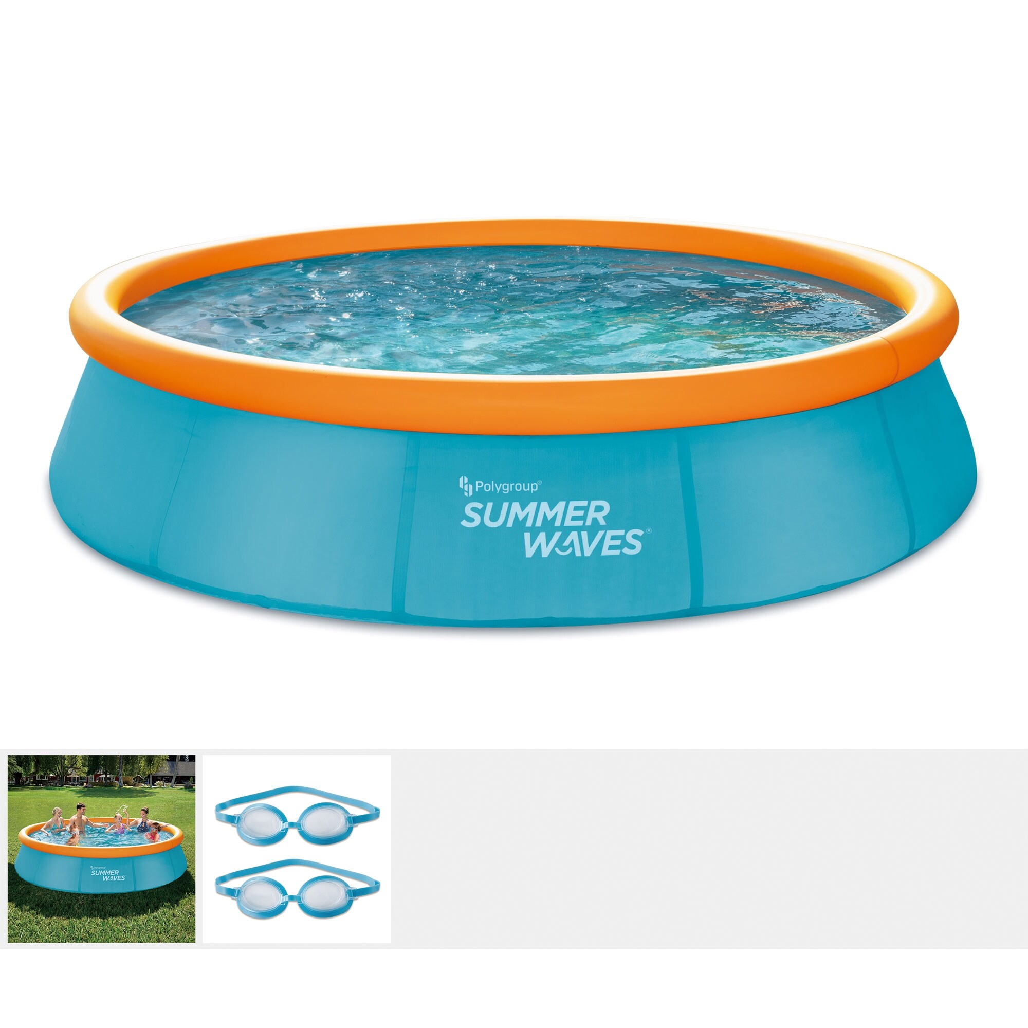 4 ft inflatable pool