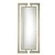preview thumbnail 1 of 0, Uttermost Jamal 34" X 76" Contemporary Full Length Wall Mirror with - Scratched Silver Leaf Scratched Silver Leaf