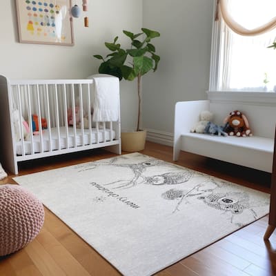 Premium Washable Super Soft Merry Christmas Animal Mayfield Rug