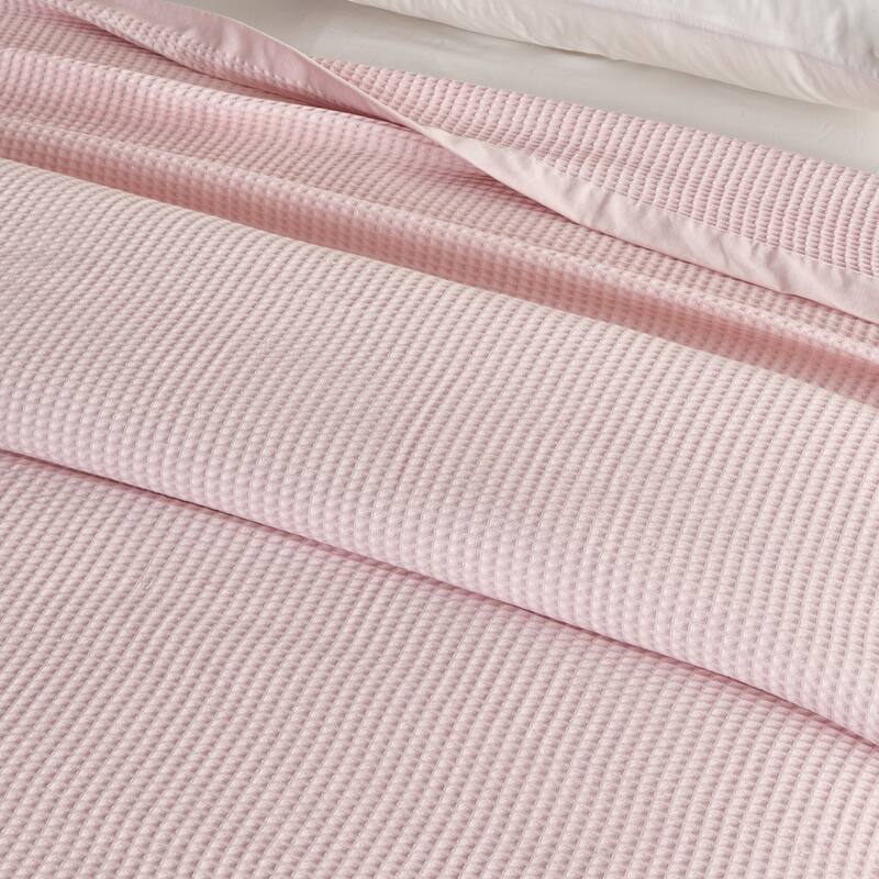Luxurious Cotton Super Soft Waffle Weave Knit Blanket